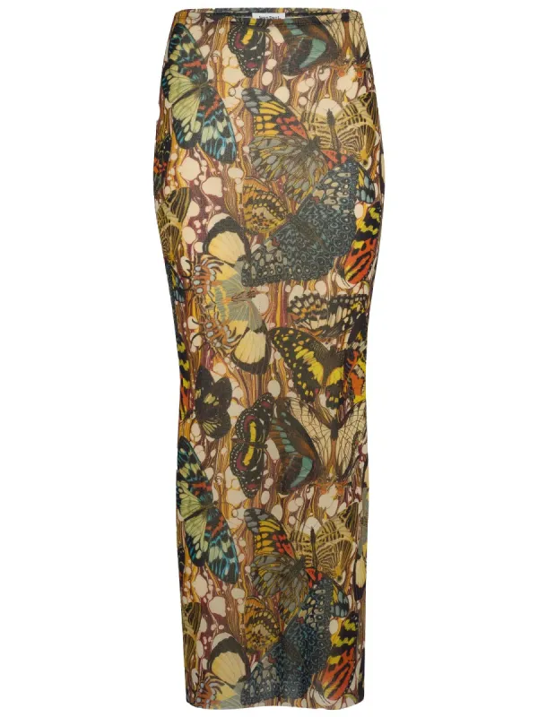 Long Skirt With "Bow Tie" Print sold by Wanan Luxury