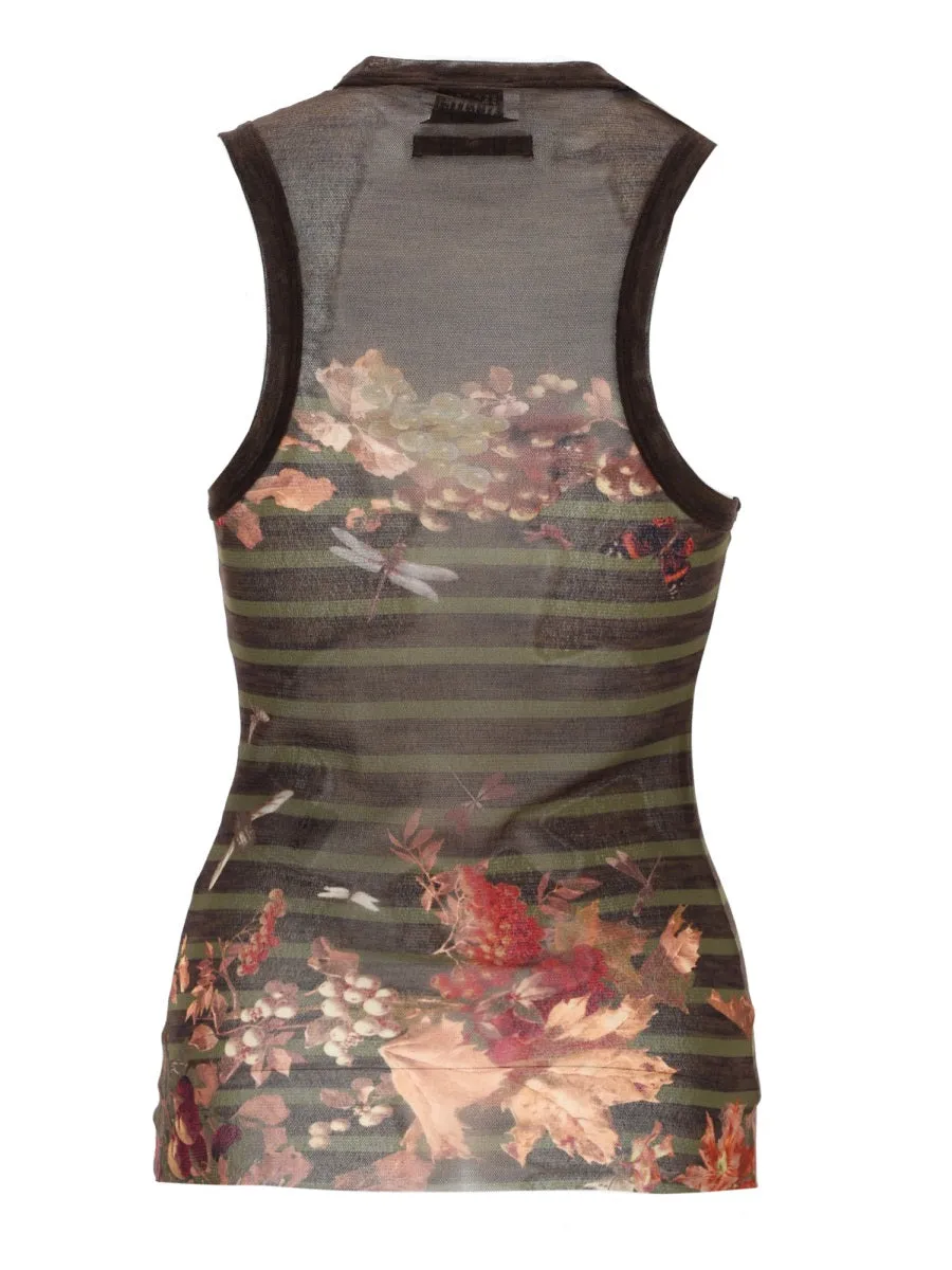 "Mariniere Grape" Print Top sold by Wanan Luxury product image thumbnail 2