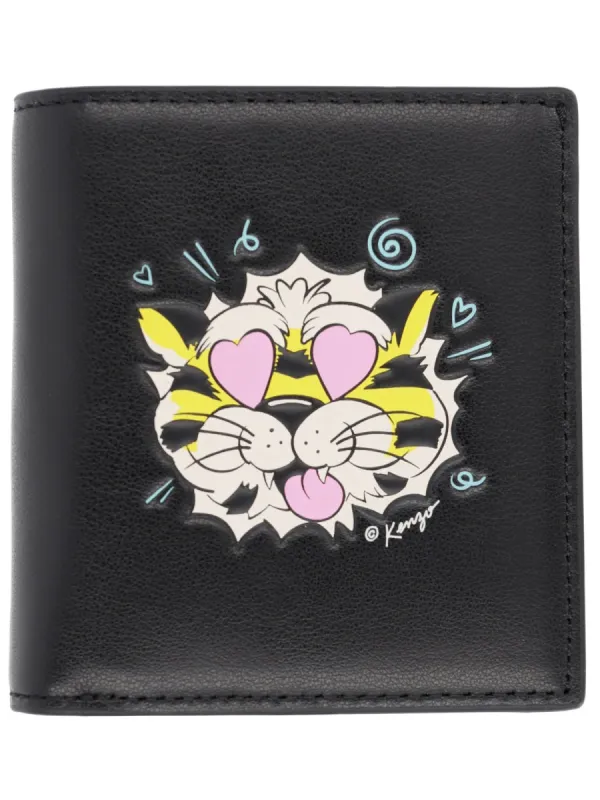 Kenzo Wild Tiger" Mini Wallet sold by Wanan Luxury