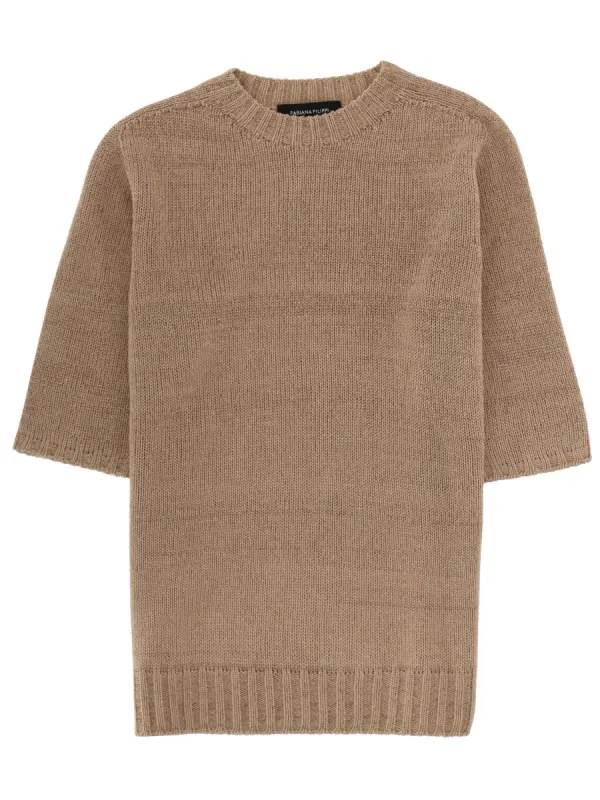 Linen Blend T-Shirt sold by Wanan Luxury