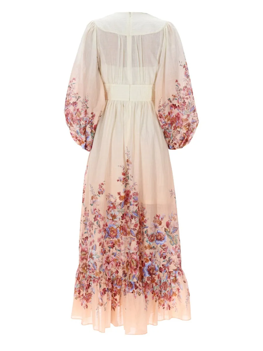 V-Neck Long Dress sold by Wanan Luxury product image thumbnail 3