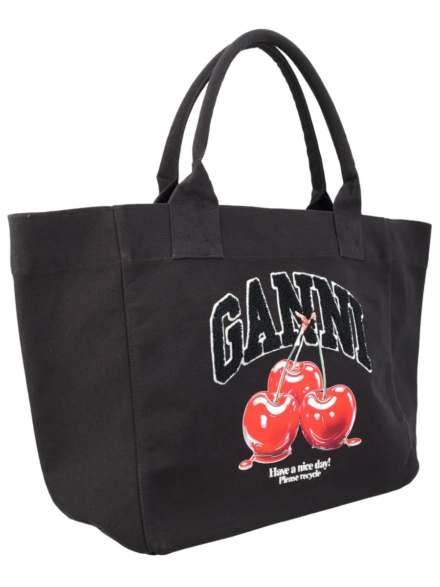 "Cherry" Tote Bag sold by Wanan Luxury product image thumbnail 3