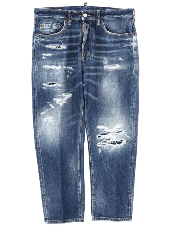 Jeans With "Destroyed" Details made by DSQUARED2
