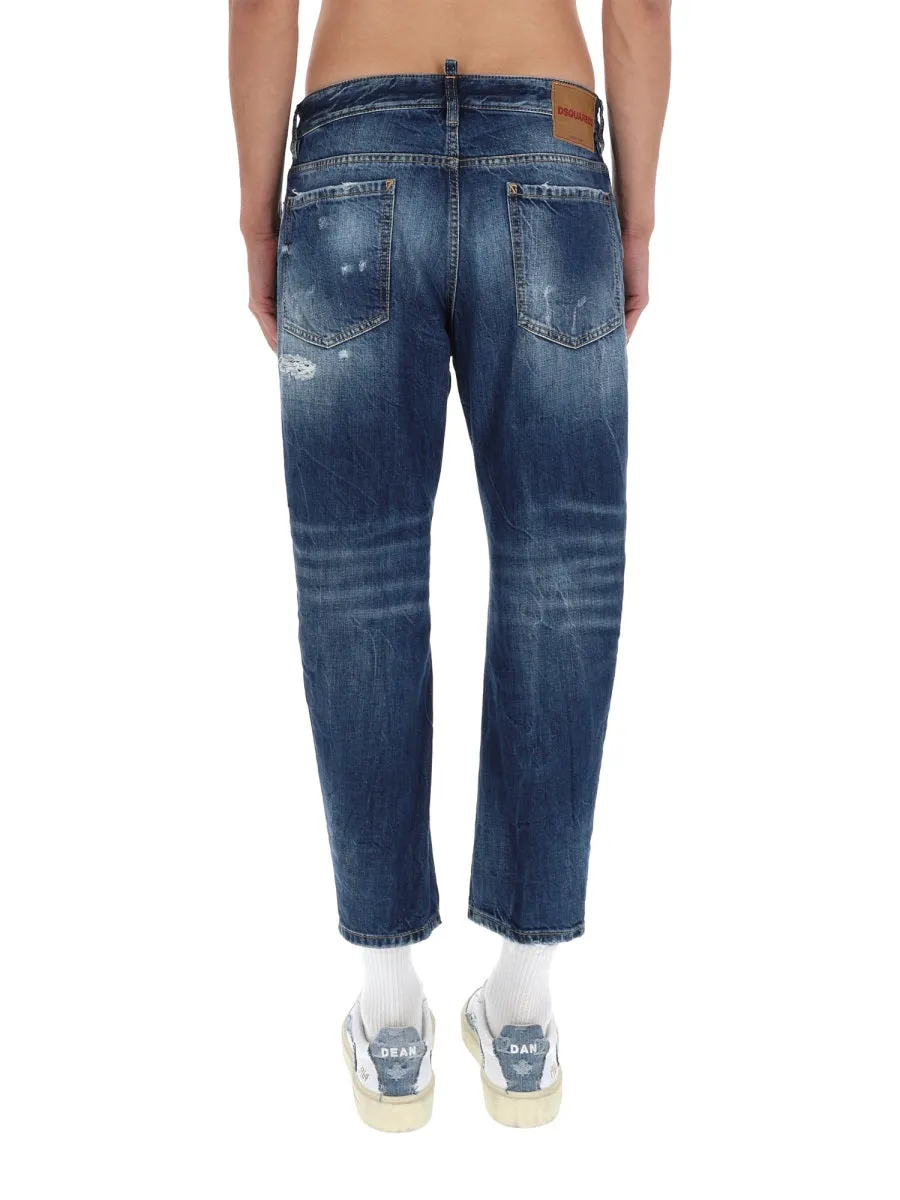 Jeans With "Destroyed" Details sold by Wanan Luxury product image thumbnail 5