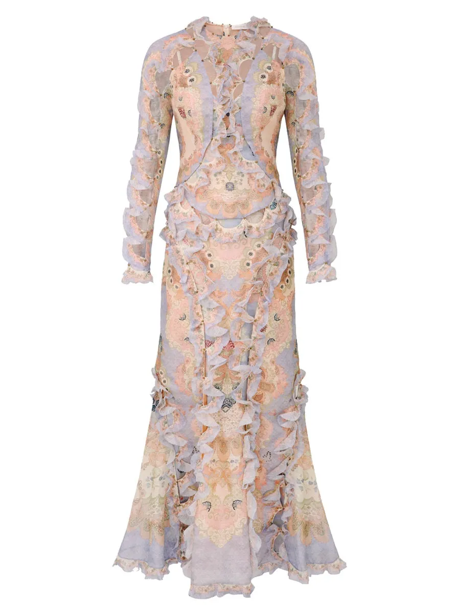 "Rebellion" Long Dress sold by Wanan Luxury
