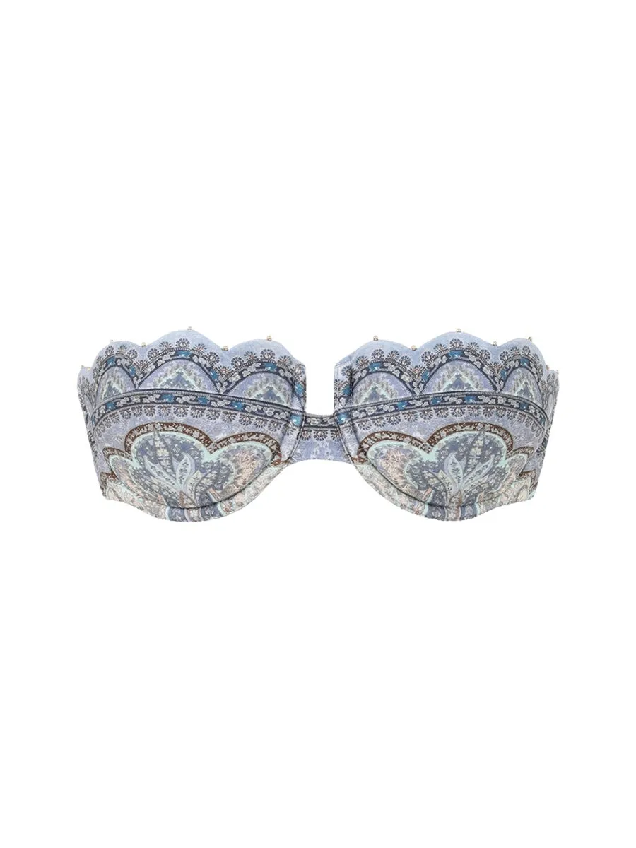 "Wanderlust" Bikini Top sold by Wanan Luxury