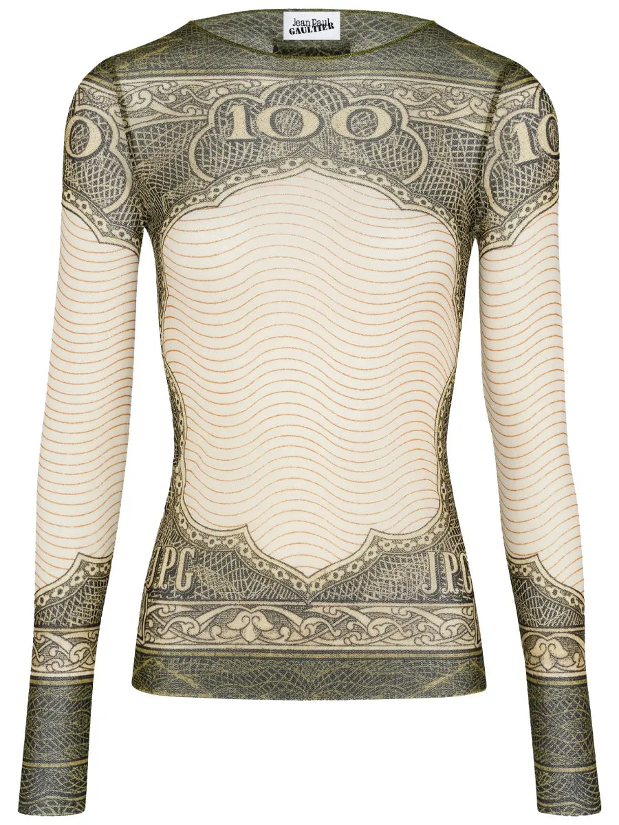 Top With "Cartouche" Print sold by Wanan Luxury