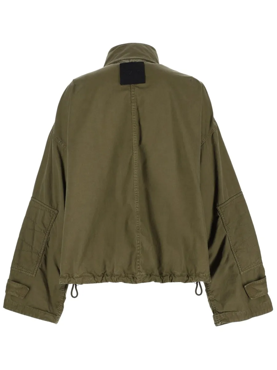 Bomber Jacket With Pockets And Drawstring sold by Wanan Luxury product image thumbnail 3