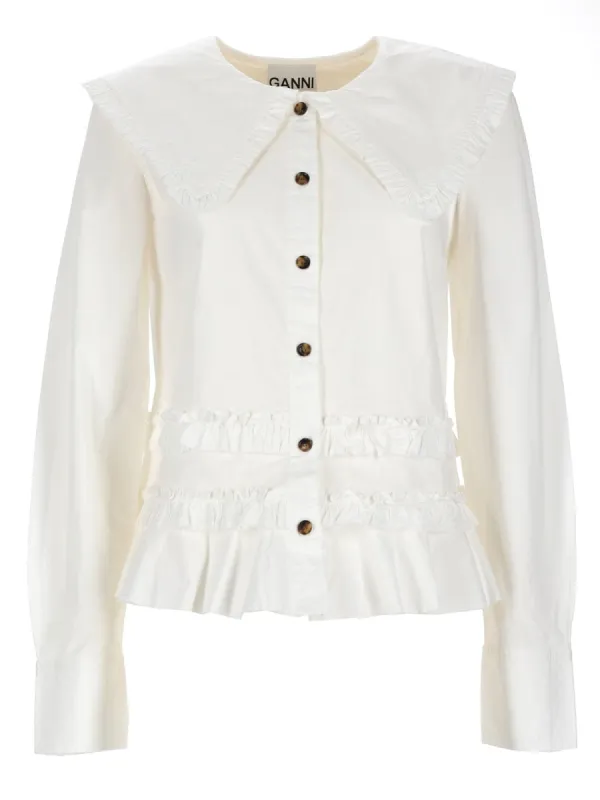 Ruffle Shirt sold by Wanan Luxury