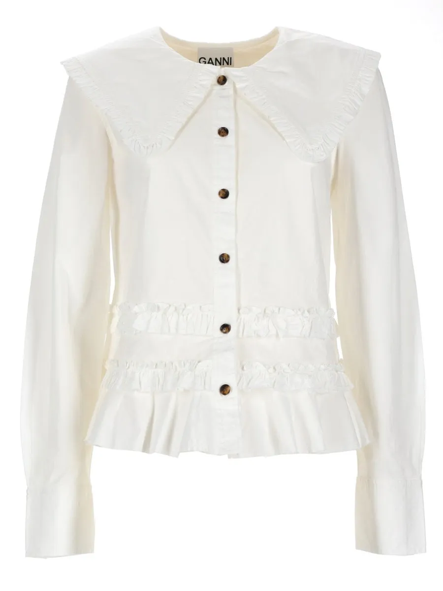 Ruffle Shirt sold by Wanan Luxury