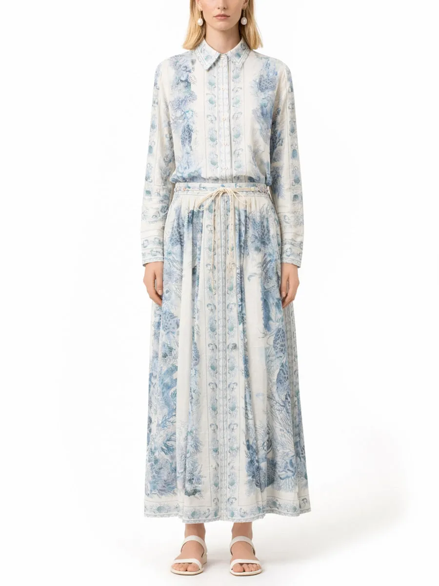 "Wonderlust" Long Skirt sold by Wanan Luxury product image thumbnail 2