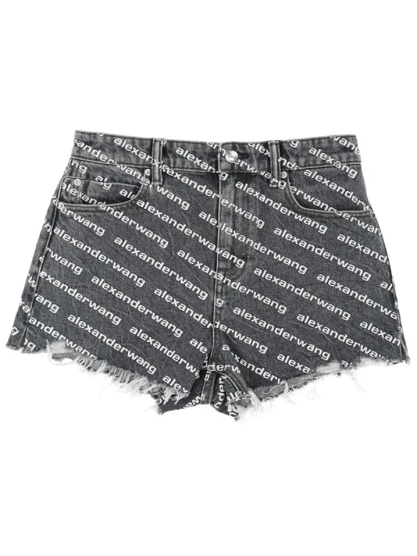 Shorts With All Over Logo made by Wanan Luxury
