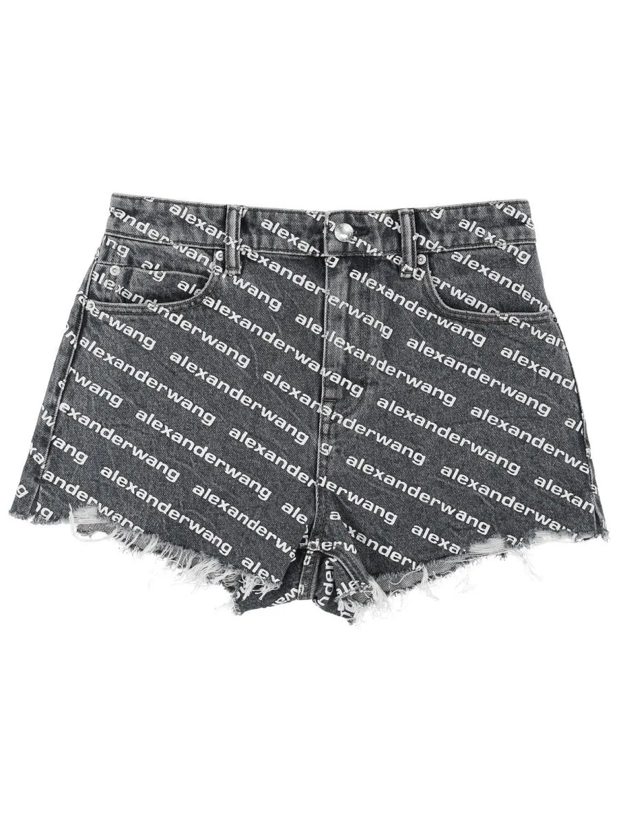 Shorts With All Over Logo sold by Wanan Luxury