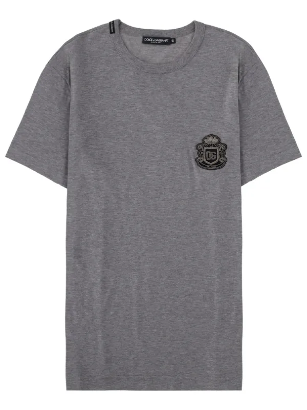 T-Shirt With Heraldic Logo sold by Wanan Luxury