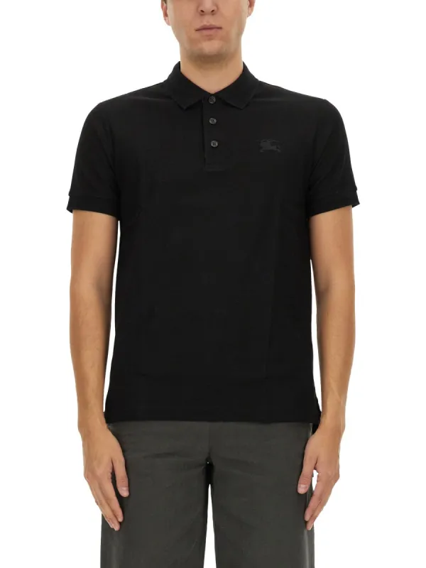 Cotton Pique Polo made by Burberry