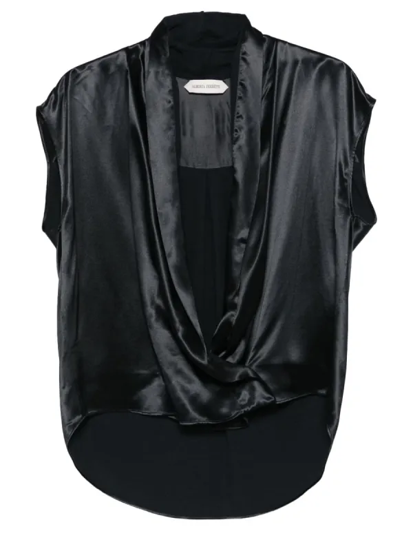 Sleeveless Top With Neckline sold by Wanan Luxury