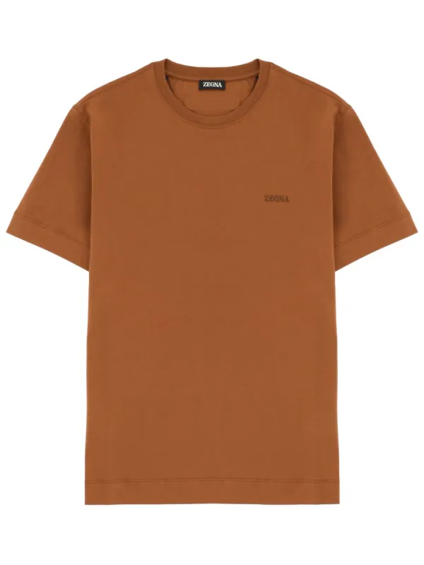 T-Shirt With Logo made by Ermenegildo Zegna