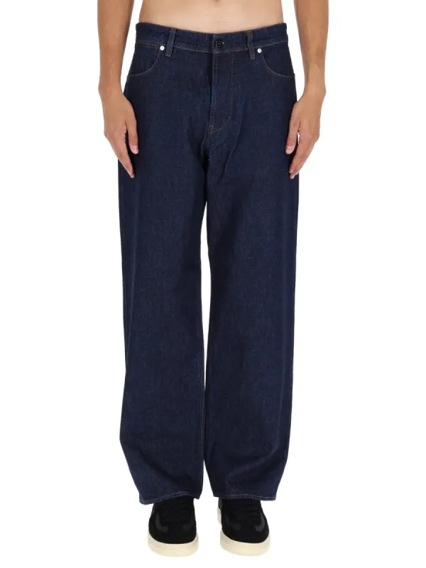 Indigo Denim Pants made by Stone Island