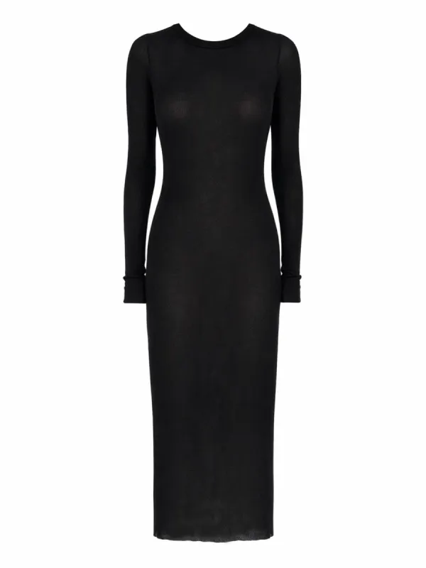 Long-Sleeved Midi Dress sold by Wanan Luxury