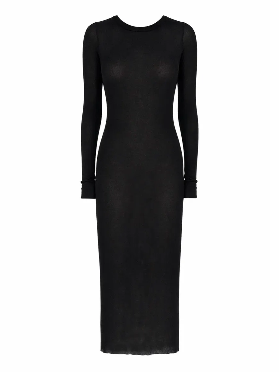 Long-Sleeved Midi Dress sold by Wanan Luxury