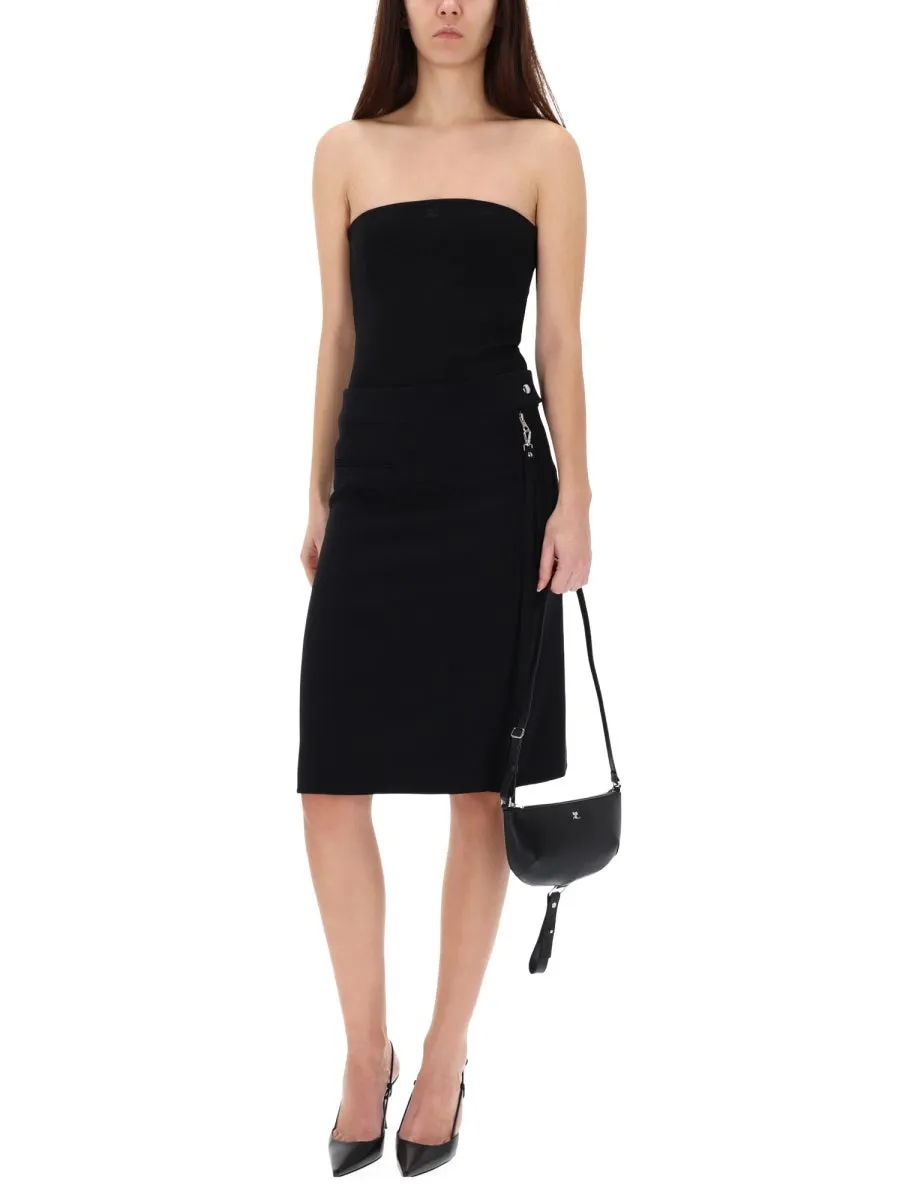 Midi Skirt With Zipper sold by Wanan Luxury product image thumbnail 2