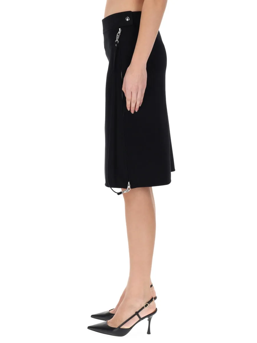 Midi Skirt With Zipper sold by Wanan Luxury product image thumbnail 4