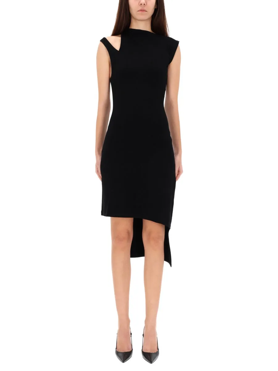 Ribbed "Oblique" Dress sold by Wanan Luxury product image thumbnail 3