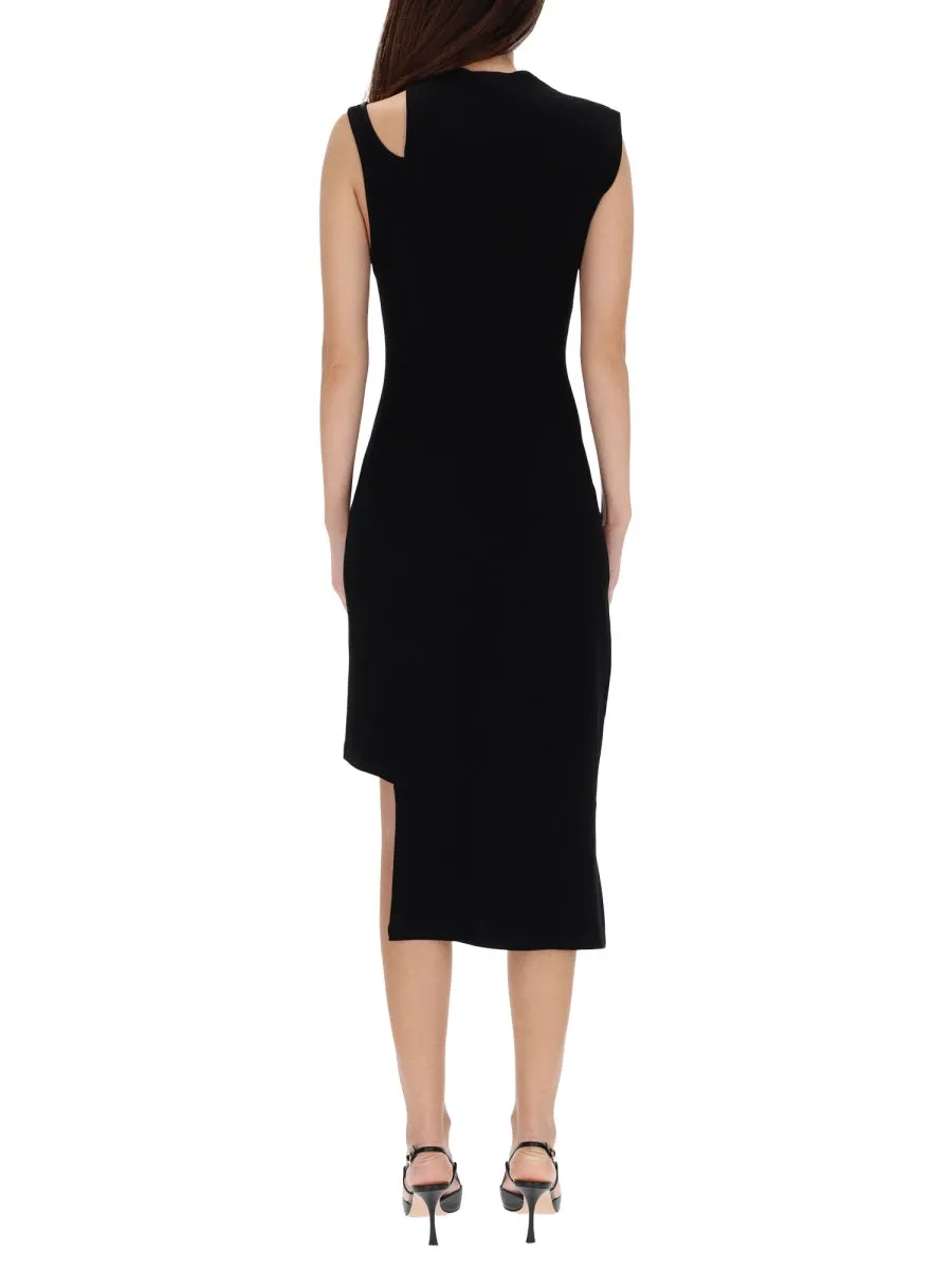 Ribbed "Oblique" Dress sold by Wanan Luxury product image thumbnail 4