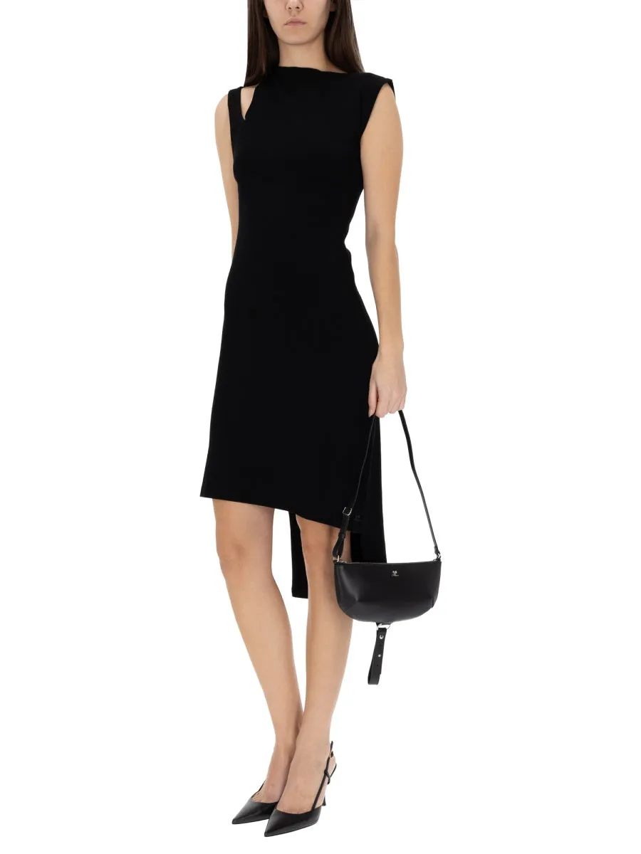 Ribbed "Oblique" Dress sold by Wanan Luxury product image thumbnail 2