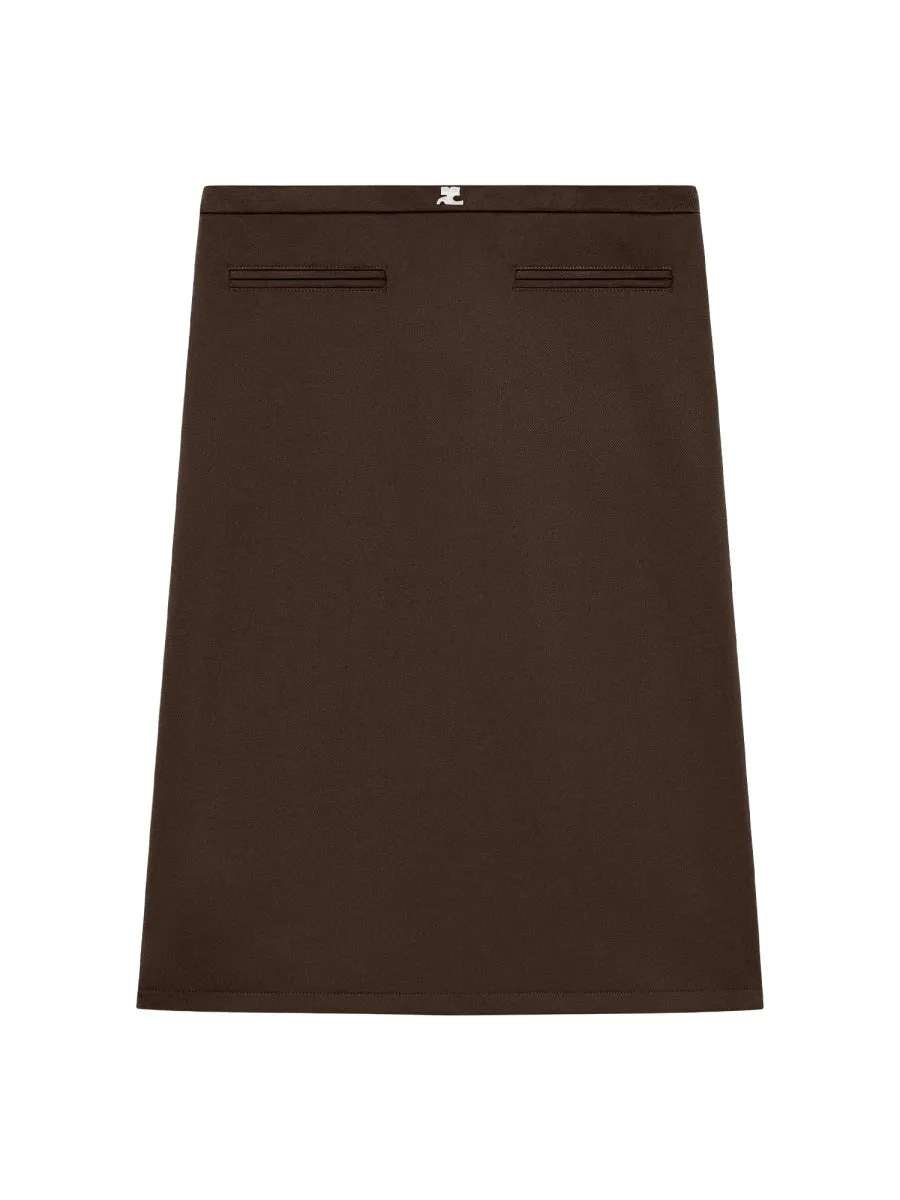 Midi Skirt With Logo sold by Wanan Luxury