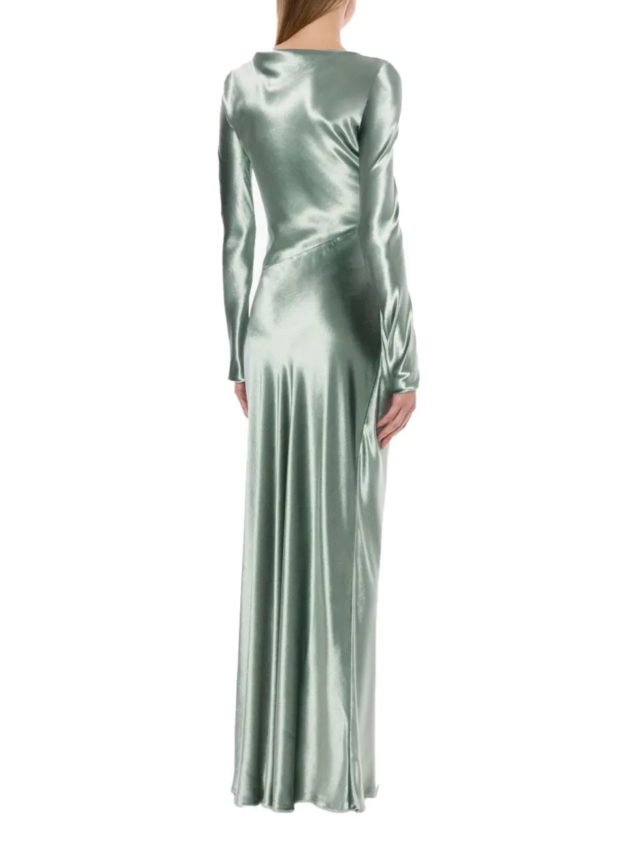 Long Velvet Dress sold by Wanan Luxury product image thumbnail 3