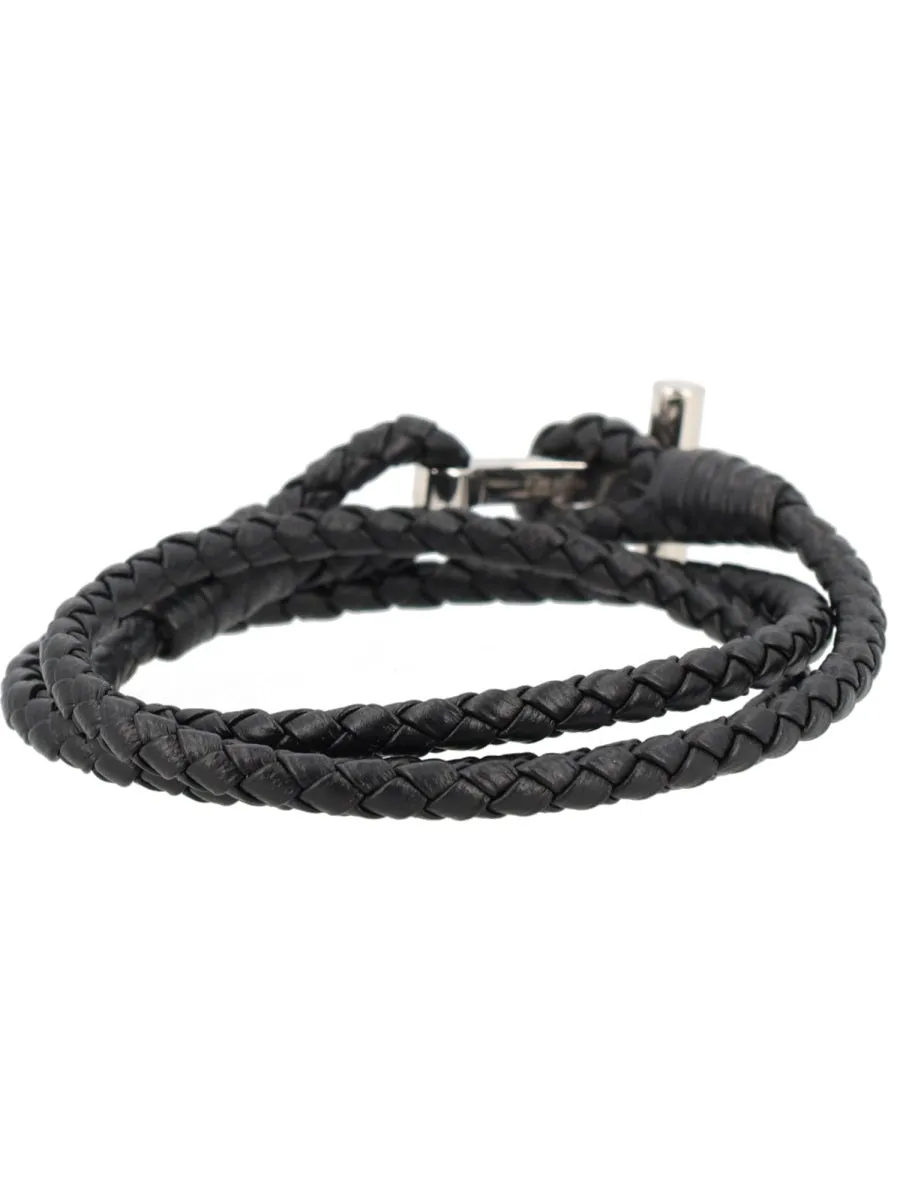 Braided Leather Bracelet sold by Wanan Luxury product image thumbnail 2
