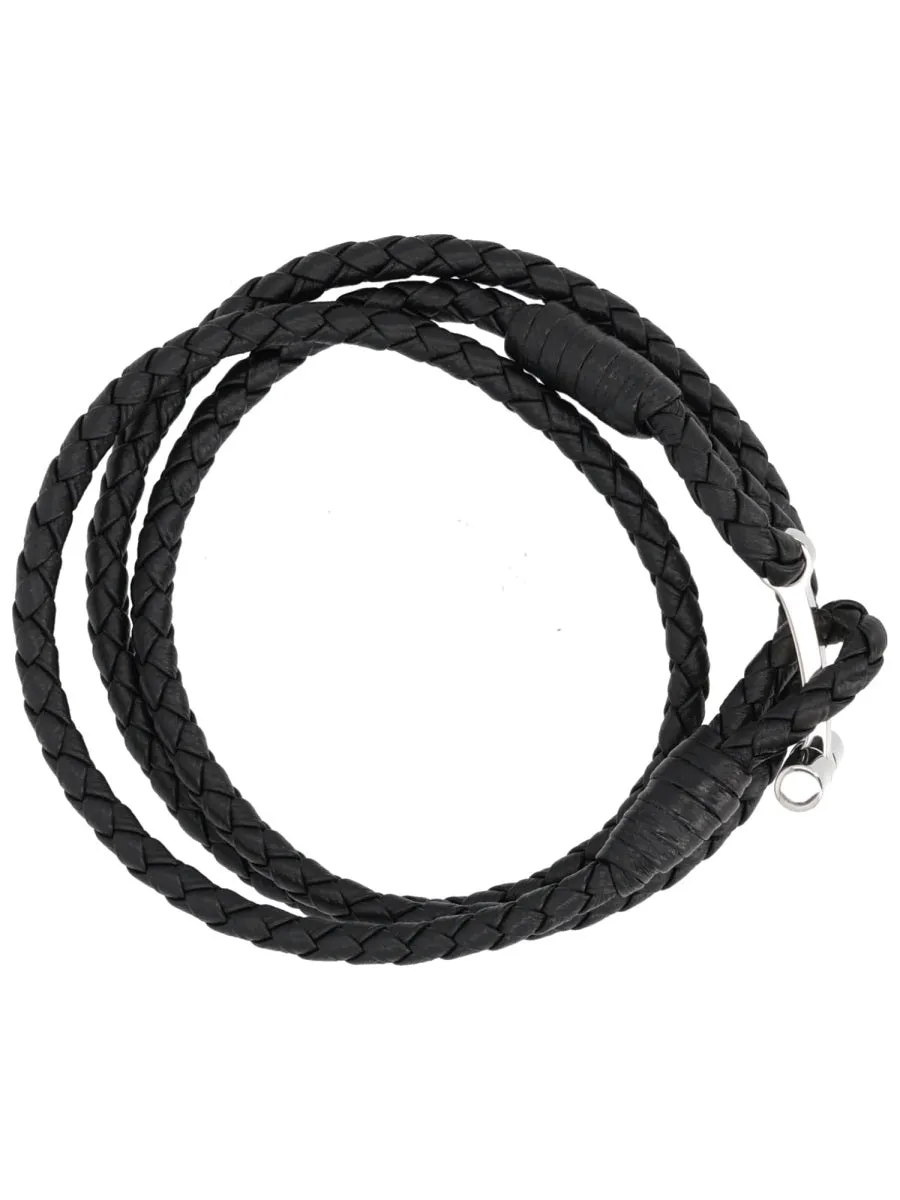 Braided Leather Bracelet sold by Wanan Luxury product image thumbnail 3