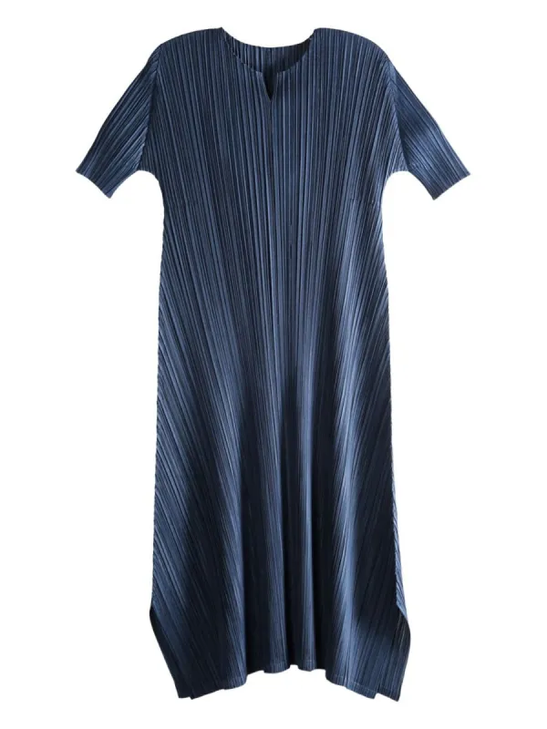 "Mellow Pleats" Midi Dress made by Issey Miyake