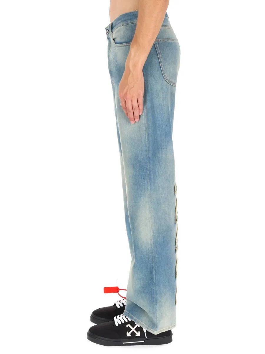 "Diag Raw Patch" Jeans sold by Wanan Luxury product image thumbnail 3