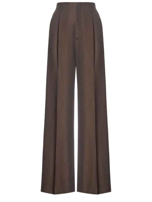 Wool Blend Tailored Pants sold by Wanan Luxury
