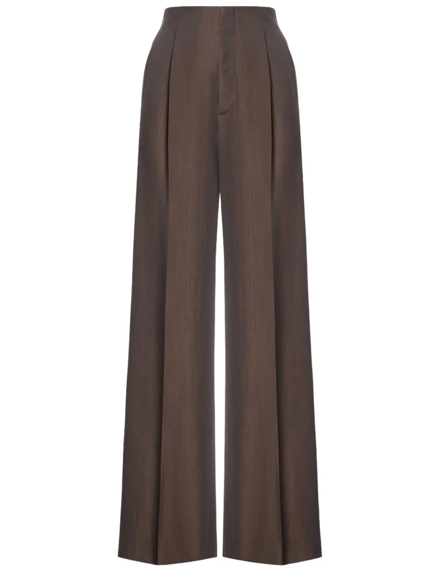 Wool Blend Tailored Pants sold by Wanan Luxury