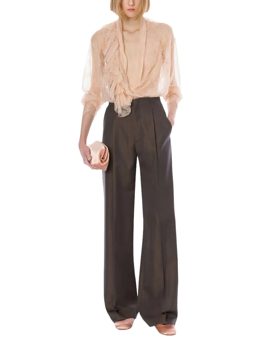 Wool Blend Tailored Pants sold by Wanan Luxury product image thumbnail 2