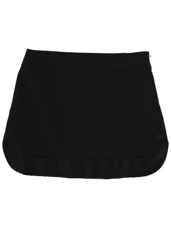 Wool Miniskirt sold by Wanan Luxury