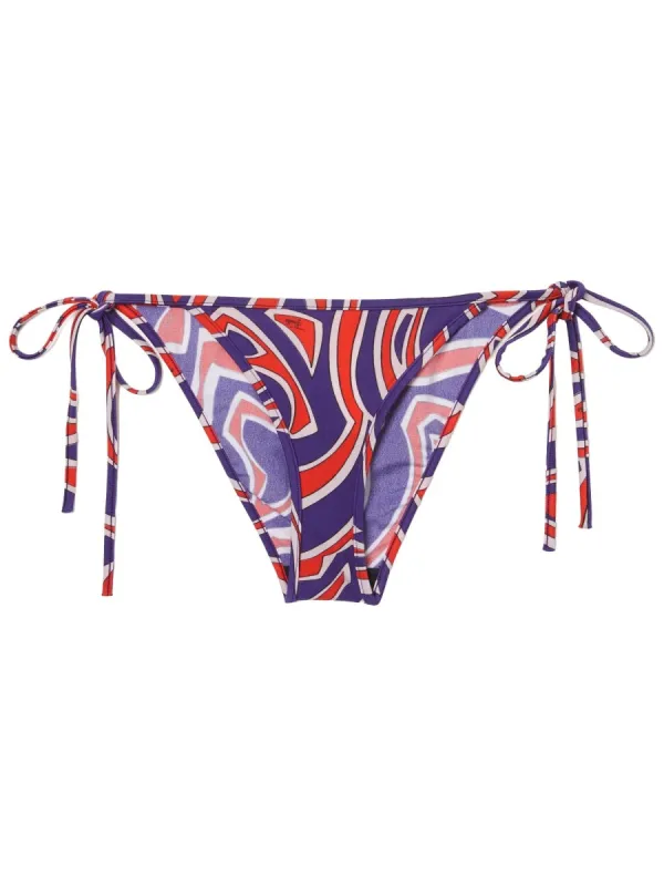 "Labyrinth" Print Bikini Bottom sold by Wanan Luxury