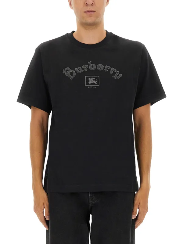 Gothic Logo T-Shirt made by Burberry