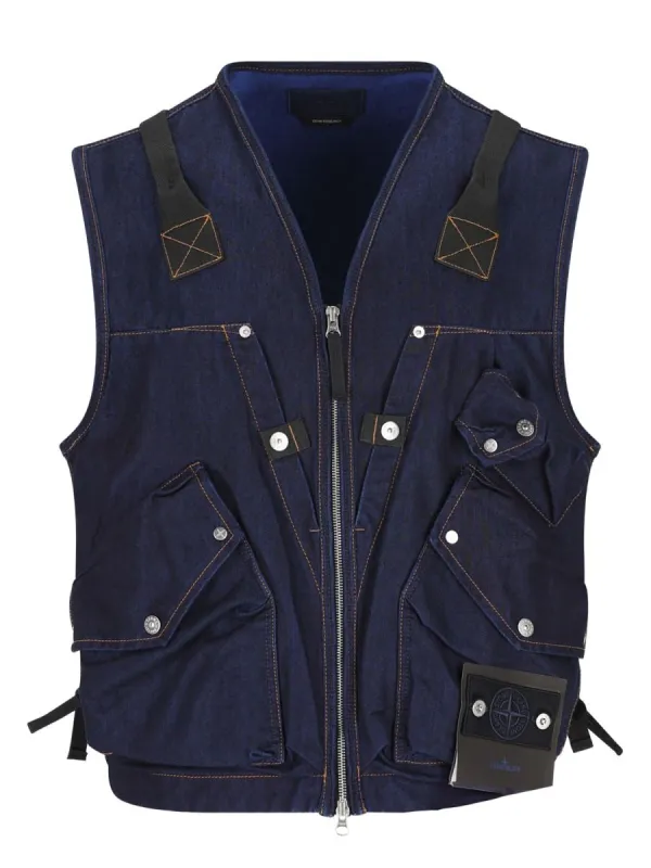 Denim Vest made by Stone Island