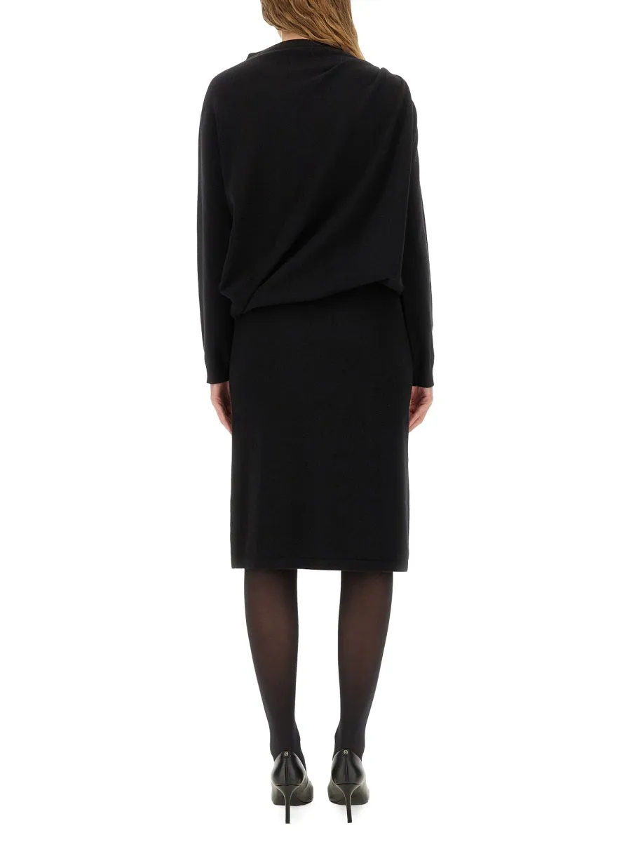 Midi Dress With Gold Detail sold by Wanan Luxury product image thumbnail 3