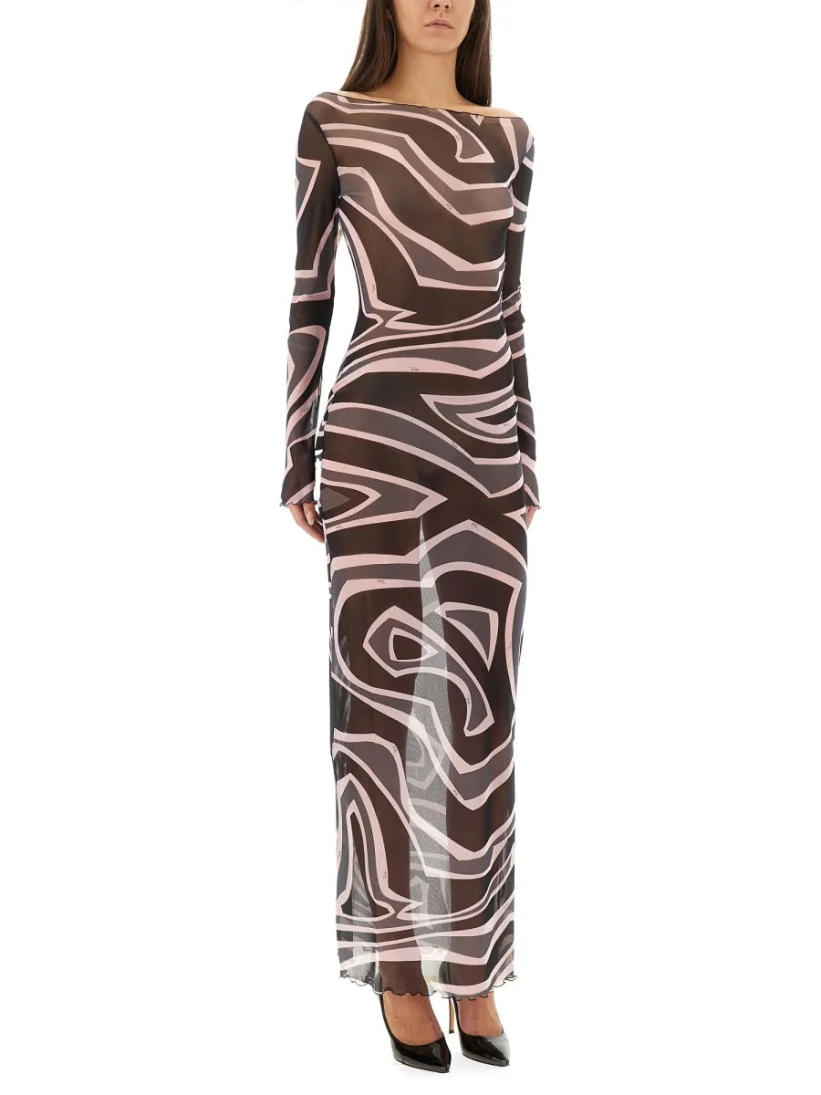 Labyrinth Print Dress sold by Wanan Luxury product image thumbnail 2