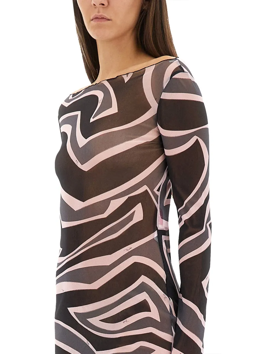 Labyrinth Print Dress sold by Wanan Luxury product image thumbnail 4