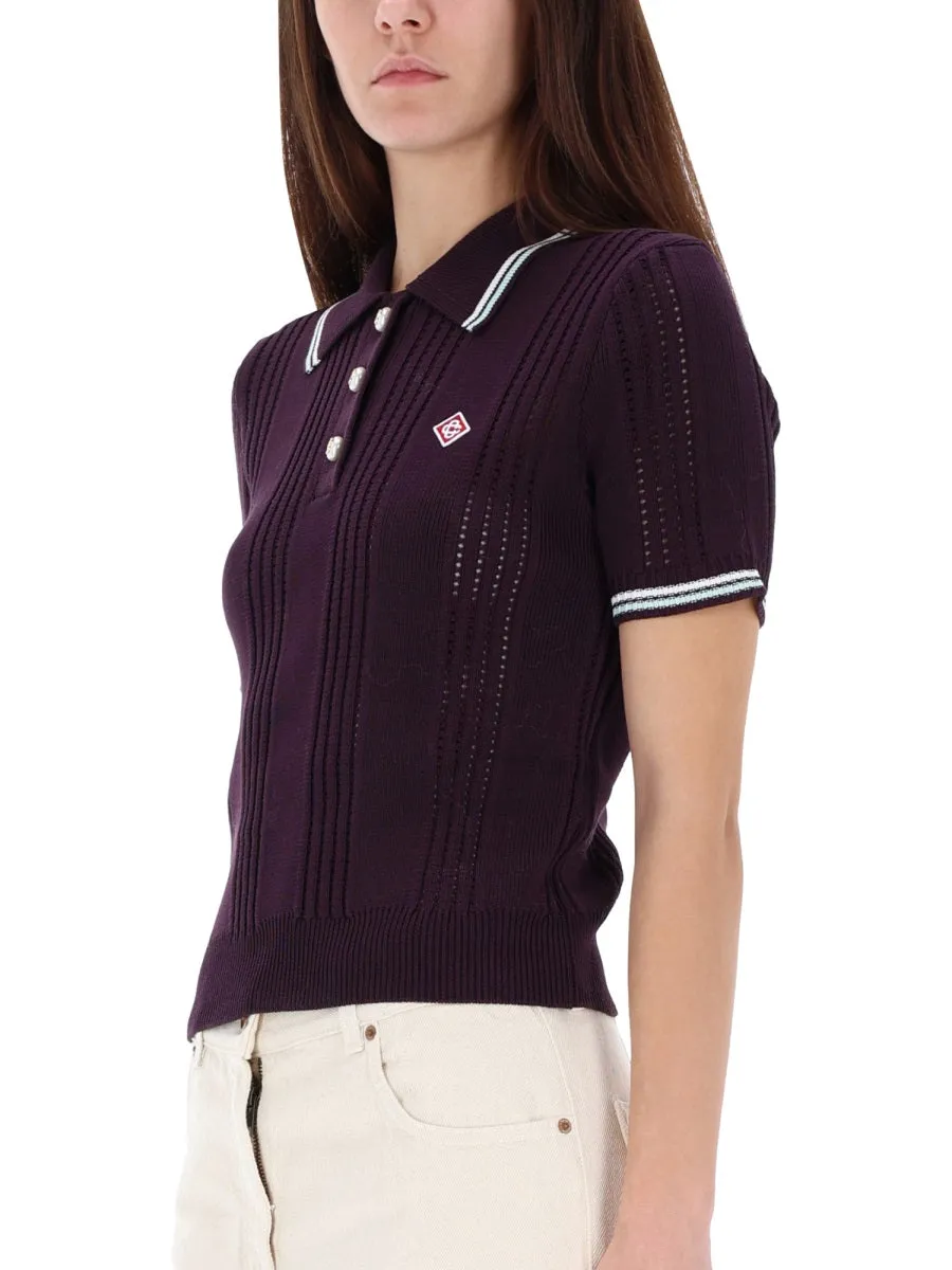 Cotton Knit Polo Shirt sold by Wanan Luxury product image thumbnail 4