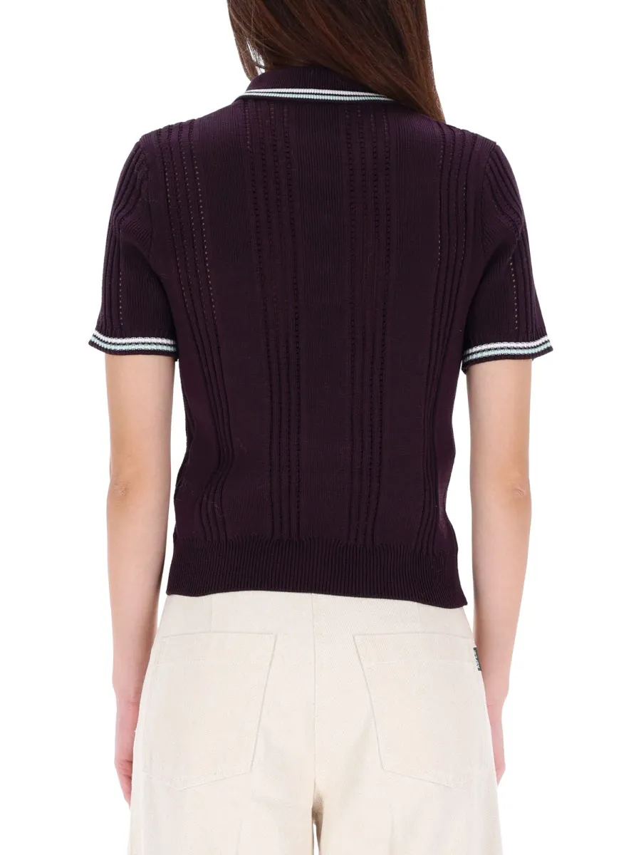 Cotton Knit Polo Shirt sold by Wanan Luxury product image thumbnail 3