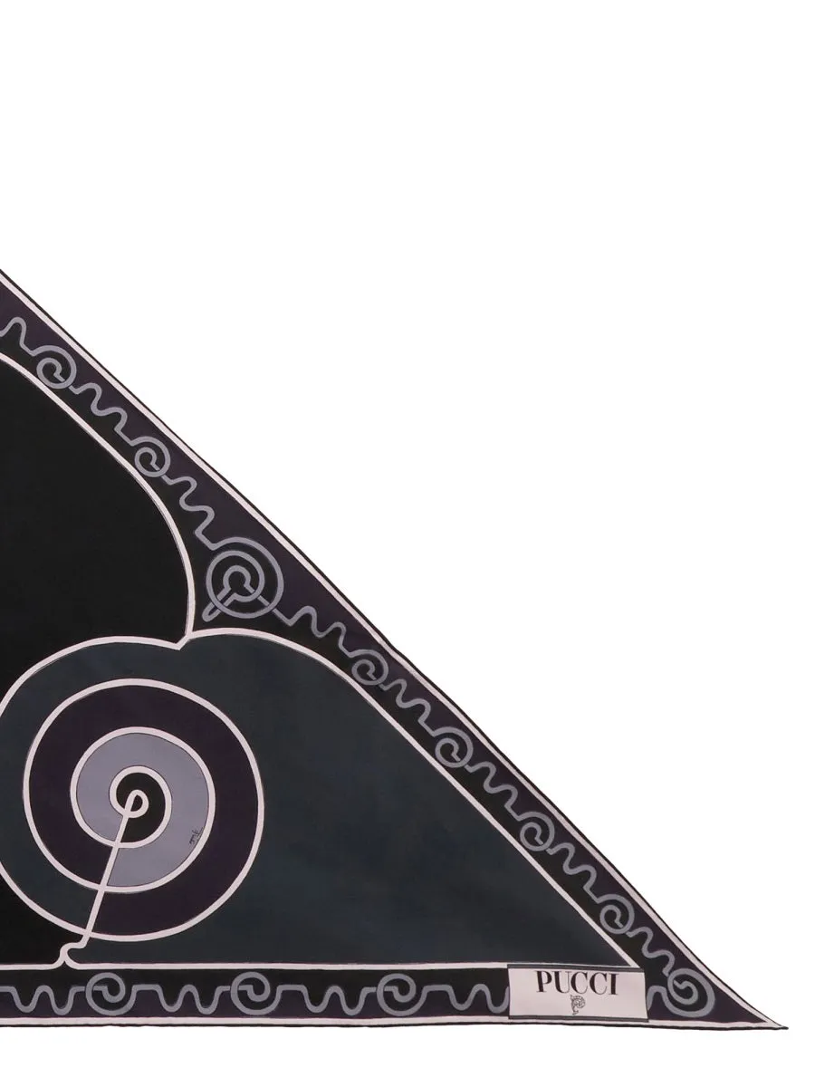 Astro Print Triangle Scarf sold by Wanan Luxury product image thumbnail 2