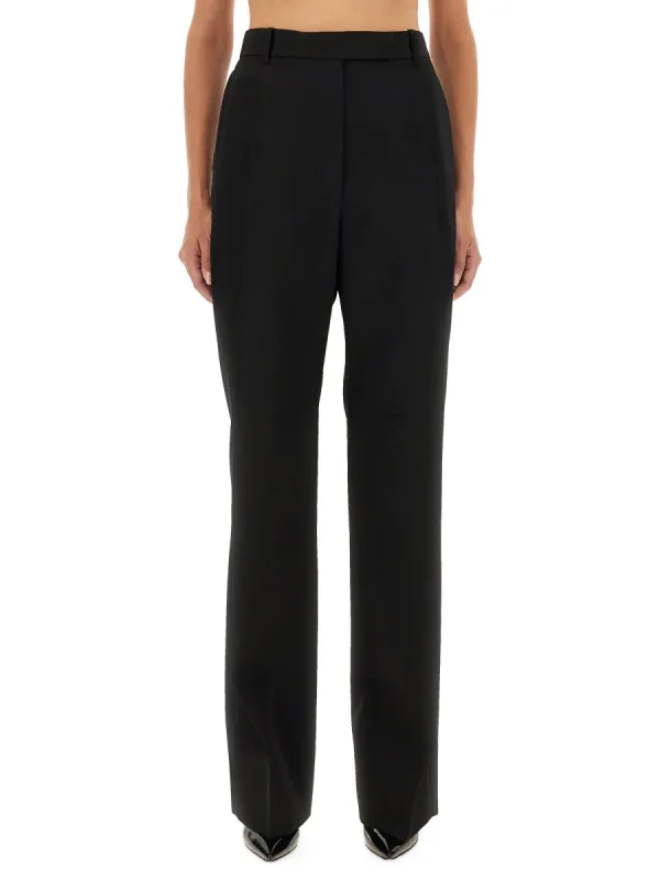 Sharp Wool Pants With Pleats made by Tom Ford
