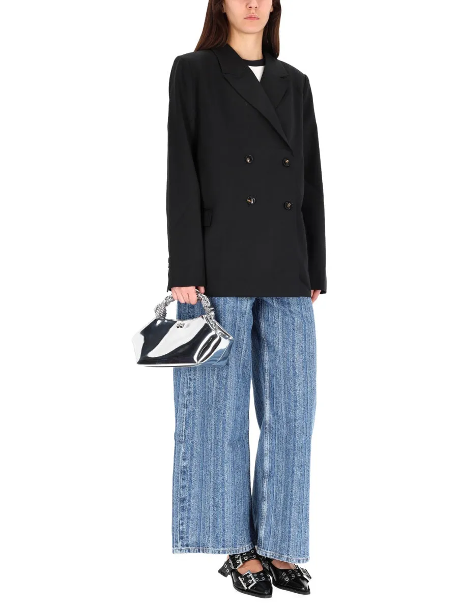 Double-Breasted Wool Jacket sold by Wanan Luxury product image thumbnail 2